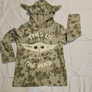 Star Wars Green Tie-Dye Hoodie for Kids